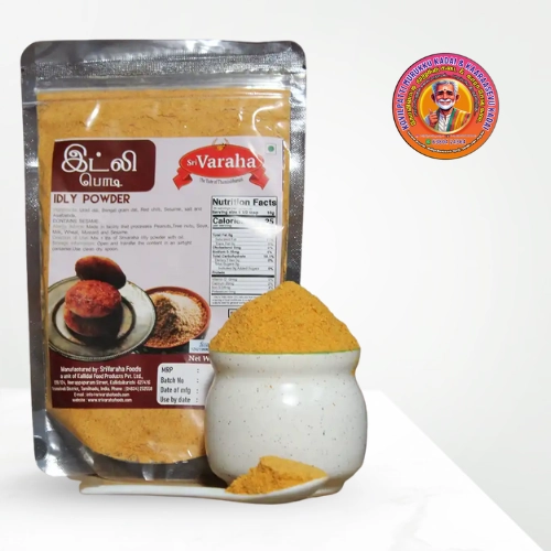 Idly Podi Premium | இட்லி பொடி பிரீமியம் – 100g - Sri Varaha