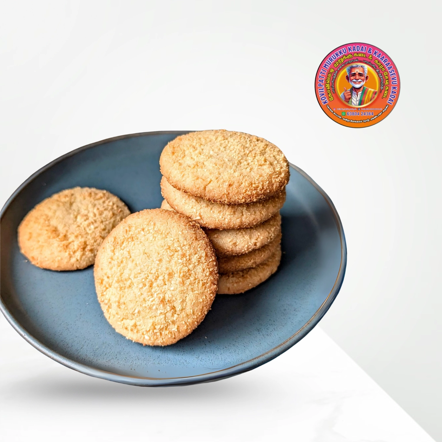Coconut Cookies | தேங்காய் குக்கீஸ் – 250g Mittai Kadai, Sattur (Legacy Since 1914)