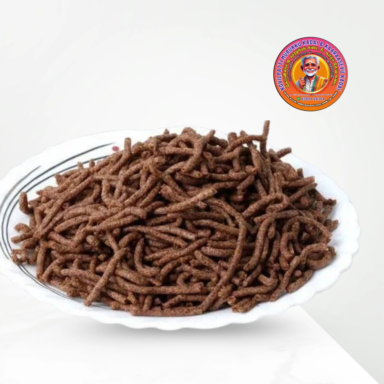 Karuppatti Sevu | சுத்தமான கருப்பட்டி சேவு – 250g – Karthik