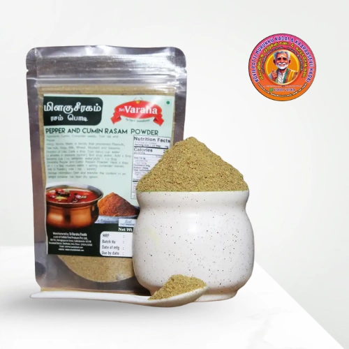 Pepper Jeera Rasa Podi | மிளகு ஜீரா ரசப்பொடி – 100g - Sri Varaha