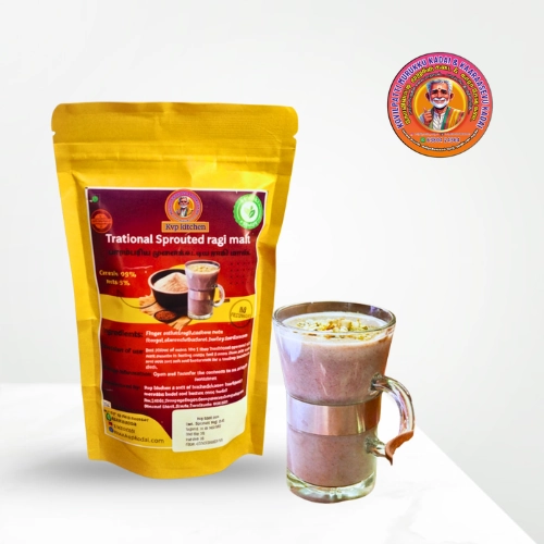 Sprouted Ragi Malt | முளைகட்டிய ராகி மால்ட் – 200g – KVPKITCHEN